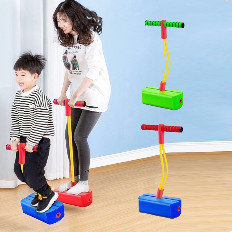 เด็กโฟมกบกระโดดของเล่นจัมเปอร์bounce Bouncing SenseการฝึกอบรมRod Pogo Stickเด็กกีฬากลางแจ้งเกม