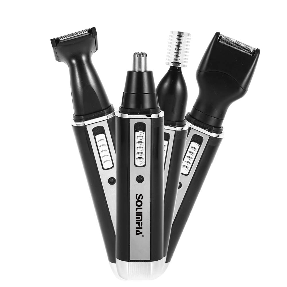 Solimpia Grommeling ชุดสําหรับชาย Beard Trimmer ผมไฟฟ้า Trimmer เครื่องโกนหนวดผู้ชาย Sideburen ผม Trimmer คิ้ว Trimmer IPX7