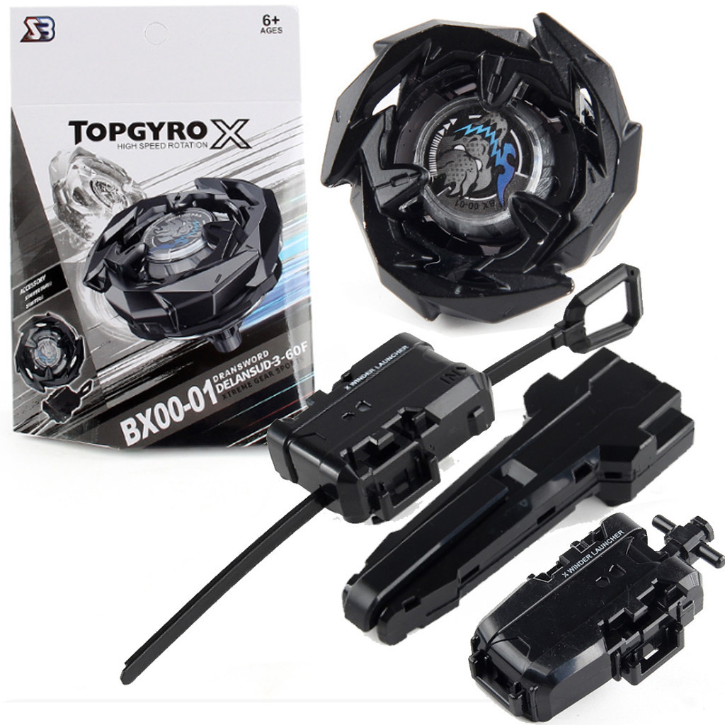 Limited Edition Beyblade X BX-01 Dran ดาบสีดํา Beyblade Xtreme พร้อม Launcher Led Grip ชุดสําหรับ Beyblade Burst ของเล่นเด็กสําหรับเด็ก