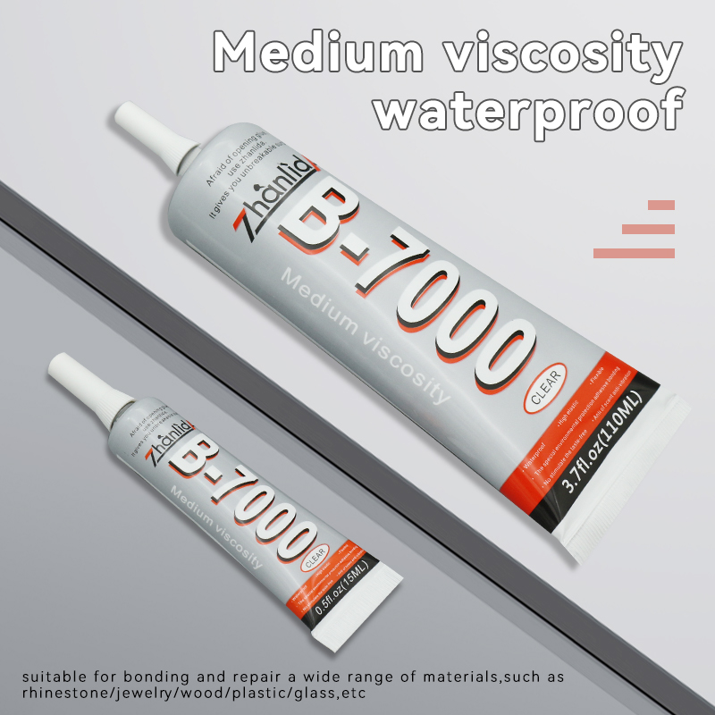 Zhanlida B7000 กาวโทรศัพท์มือถือ, 50/110ML กาวอเนกประสงค์โปร่งใส, ซ่อมเครื่องประดับแก้วหยก DIY งานฝีมือ