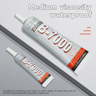 Zhanlida B7000 กาวโทรศัพท์มือถือ, 50/110ML กาวอเนกประสงค์โปร่งใส, ซ่อมเครื่องประดับแก้วหยก DIY งานฝีมือ