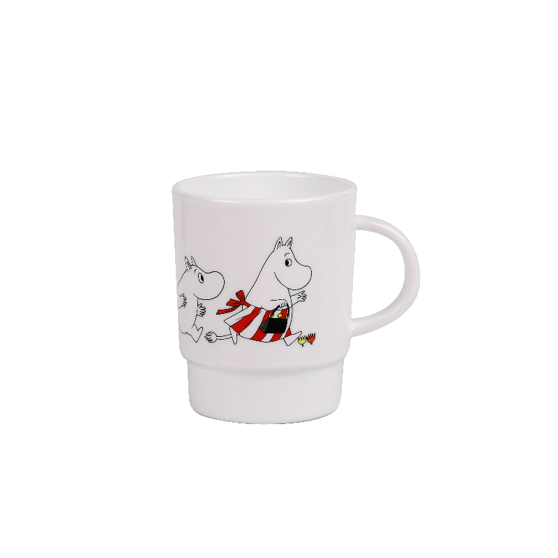 [Gift] แก้วน้ำ รุ่น 5202-MU ลายลิขสิทธิ์แท้ Moomin ป้องกันแบคทีเรีย มี 2 สี (สีขาว) (สินค้าสมนาคุณงดจำหน่าย)