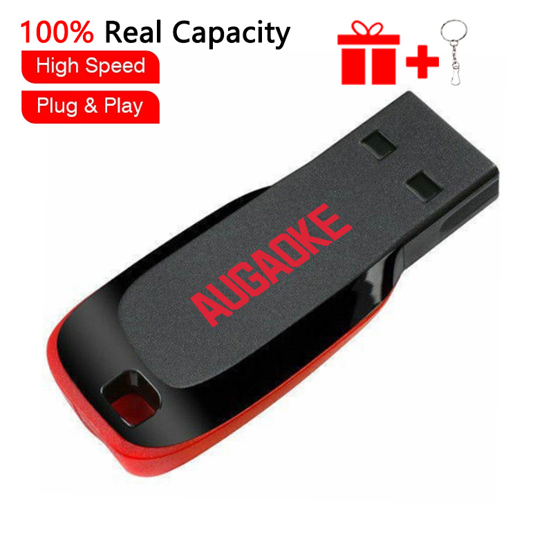 แฟลชไดรฟ์ความเร็วสูงของแท้ 4GB 8GB 16GB 32GB USB 2.0 memory stick 128GB ความจุขนาดใหญ่ ที่เก็บข้อมูลสูงสุด เข้ากันได้กับโทรศัพท์มือถือ คอมพิวเตอร์ ทีวี ลําโพ