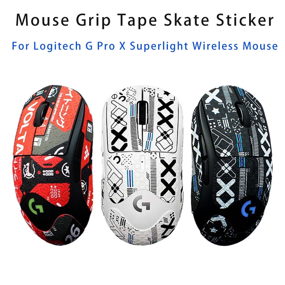 สําหรับสติ๊กเกอร์จับเมาส์ Logitech GPW Gen 2 /G PRO X SUPERLIGHT - ฟิล์มป้องกันกันลื่นดูดซับเหงื่อ, เทปสเก็ตกาวในตัว DIY ทําความสะอาดง่าย