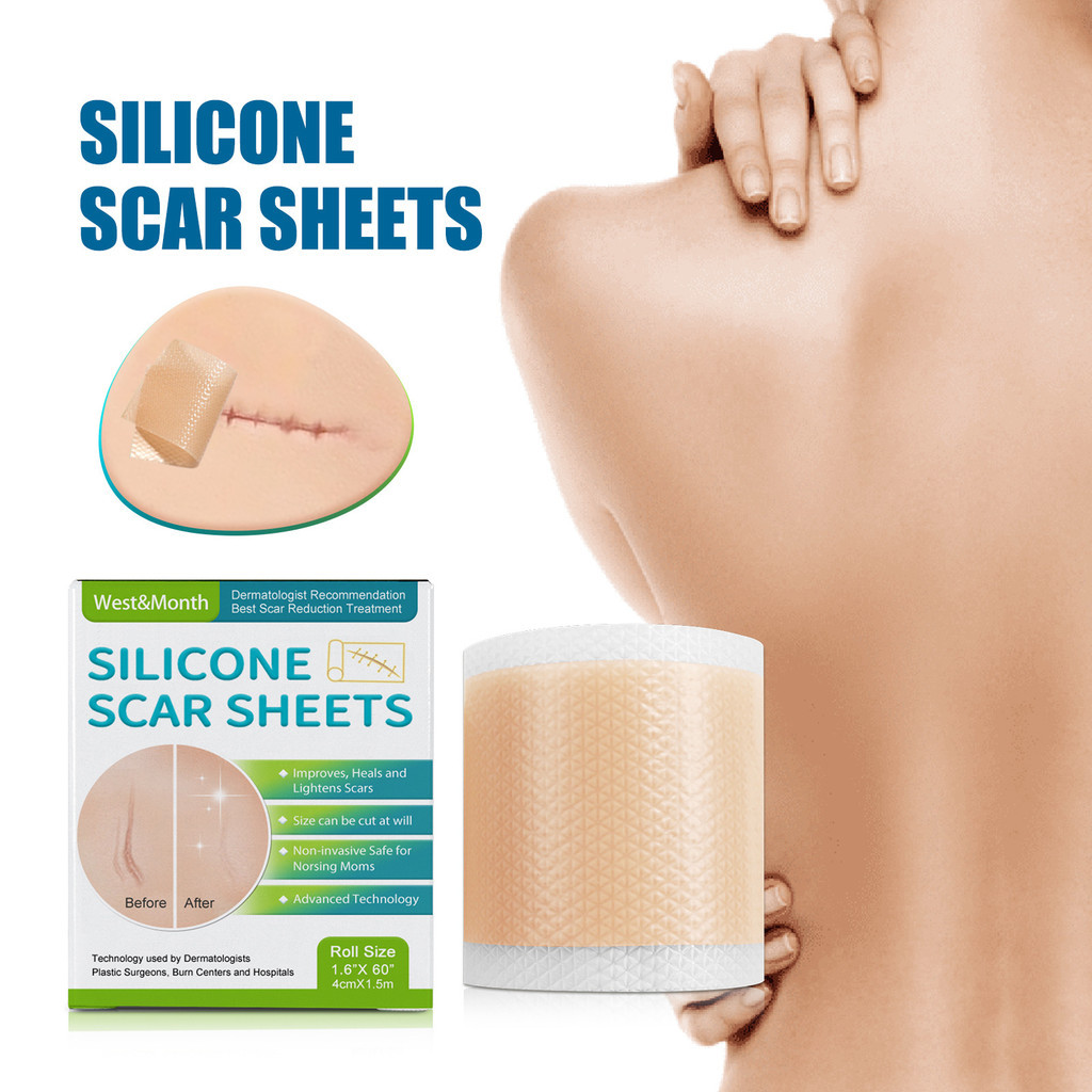West&Month Silicone Scar Sheets Repair The Growth Lines Of Peel Smooth Skin