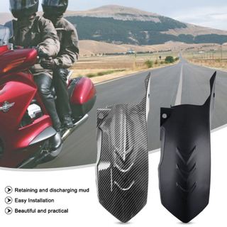 Mud Guard Tire Hugger for Honda Click 125i V1/V2/V3 | Matte Black / Carbon Look | ABS Plastic