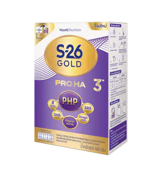 S-26 Gold Pro Ha 3 500g 1 Box นมผงเอส-26 โกลด์โปร เอชเอ 3 ขนาด 500 กรัม จำนวน 1 กล่อง
