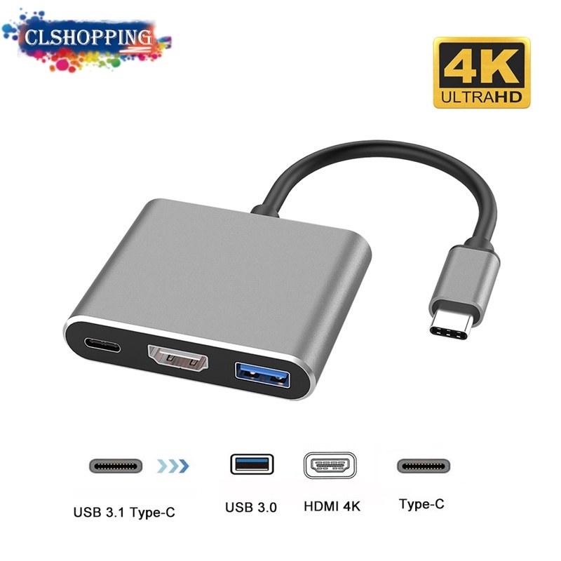 สถานี Type-c เหมาะสําหรับโน้ตบุ๊ค hdmi/VGA/usb 3.0/PD ขยายตัวแปลง usb หน้าจอโปรเจคเตอร์ hdmi