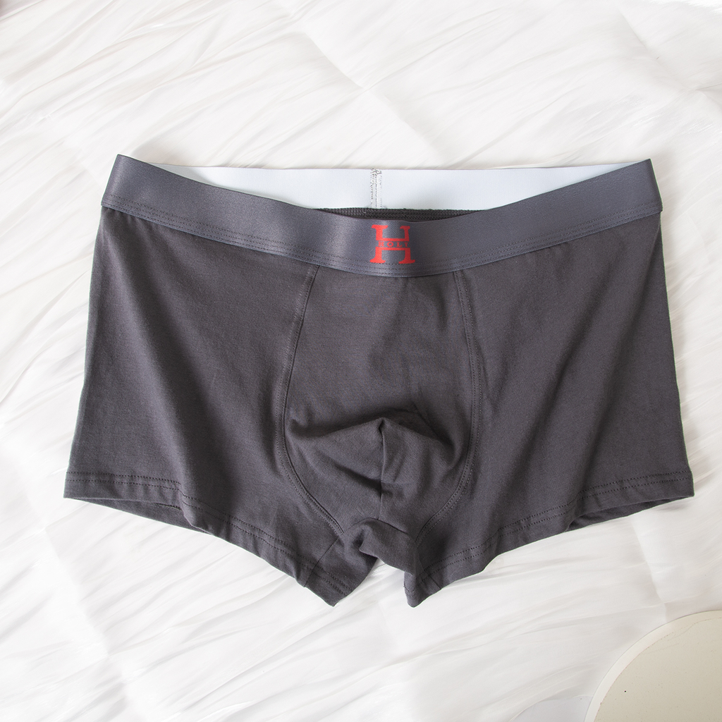 ชุดชั้นในชาย H Slim-fit Magnet Technology Warm Sensation Shorts Breathable Boxer Mid-