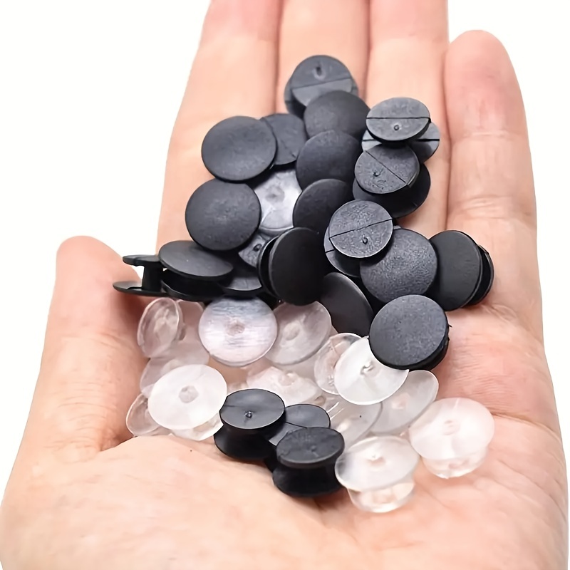 ปุ่มรองเท้าพลาสติกหัวเข็มขัด 120 ชิ้นสําหรับเครื่องรางรองเท้า DIY ใช้