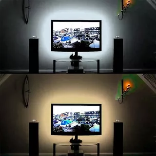 2835 ไฟ LED Strip – 5V USB สีขาววอร์มไวท์สําหรับตกแต่งห้องไฟแบ็คไลท์ทีวีปีใหม่เทศกาลฤดูใบไม้ผลิ