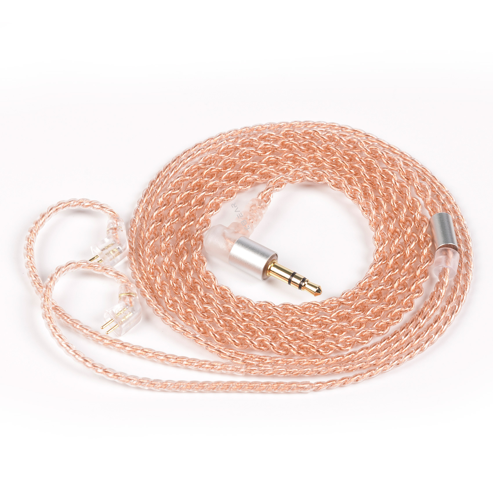 สายหูฟัง KBEAR 2PIN MMCX QDC TFZ ใหม่ 4-Core ทองแดงบริสุทธิ์ เปลี่ยนสายหูฟัง พร้อมปลั๊ก 3.5 มม. สำหร