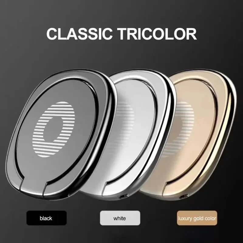 ที่วางโทรศัพท์โลหะขาตั้งแหวนนิ้วหมุนได้รองรับเดสก์ท็อปแบบบางพิเศษสําหรับด้ามจับในรถยนต์ - รูปที่ 2