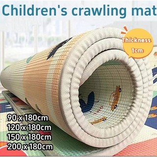 BIG DOUBLED SIDED PATTERN WATERPROOF THICKENED BABY PLAYMAT/ BABY SAFETY CRAWLING MAT RANDOM