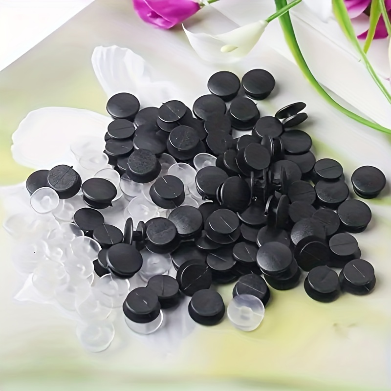ปุ่มรองเท้าพลาสติกหัวเข็มขัด 120 ชิ้นสําหรับเครื่องรางรองเท้า DIY ใช้