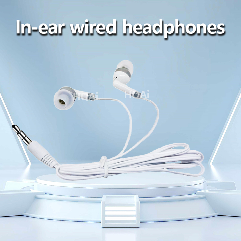 Universal 3.5 มม.หูฟังแบบมีสายชุดหูฟัง In-Ear Audio Jack หูฟังสําหรับคอมพิวเตอร์ Android MP3