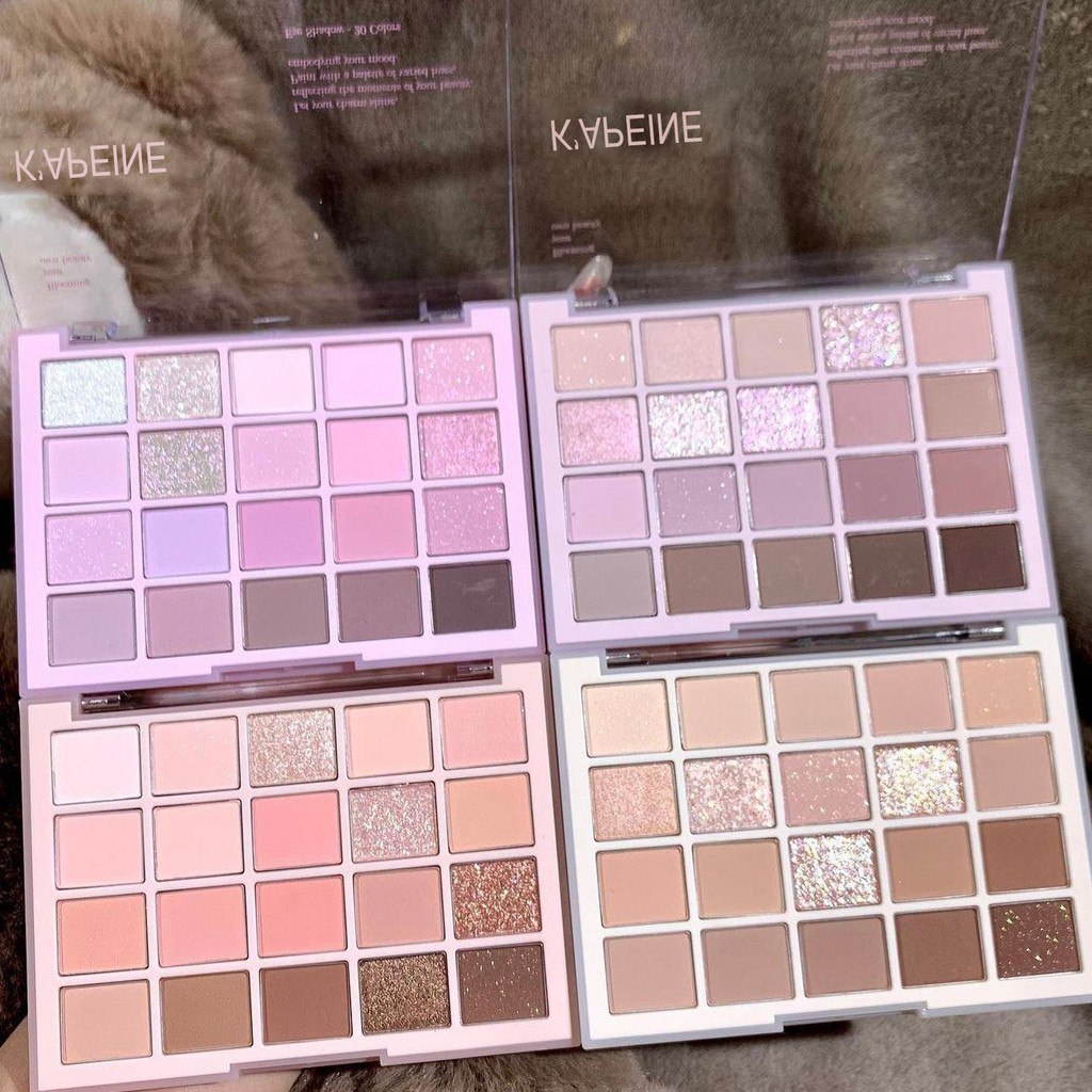 Capell Twenty Color Eyeshadow Palette Pearlescent Matte Fine Flash Daily Oatmeal Rose Palette 2024 ฤดูใบไม้ผลิฤดูร้อนผลิตภัณฑ์ใหม่