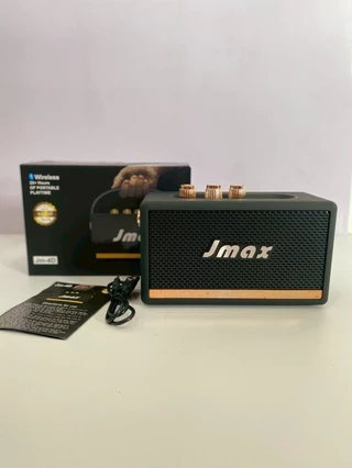 JMAX ลำโพงบลูทูธ รุ่น JM-4D 2x5W เชื่อมต่อ TWS ได้ พร้อมสายหิ้ว ลำโพงไร้สาย พกพาสะดวก มี 2 สีให้เลือก