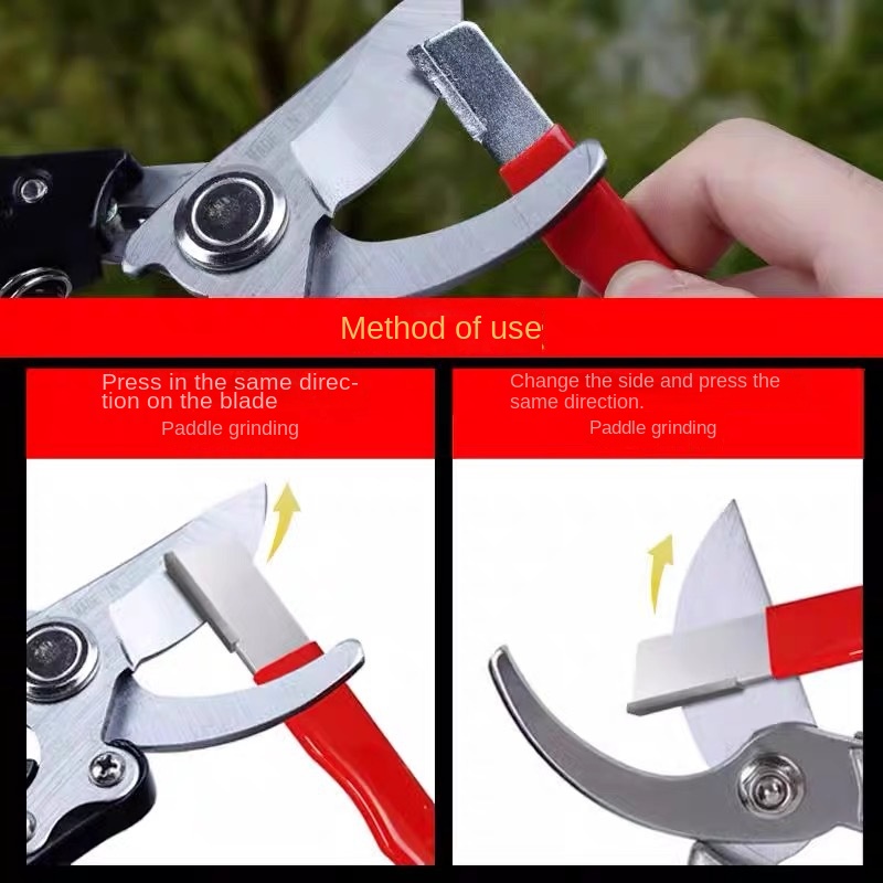 เครื่องลับมีดครัวมืออาชีพ1ชิ้น-เหล็กทังสเตนด้วยหินลับเซรามิกเพชรสําหรับใบมีดทั้งหมดรวมกรรไกรทําสวนที่จับกันลื่น - รูปที่ 3