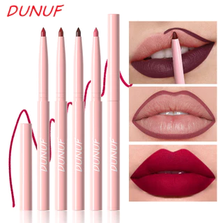 DUNUF 6cs Matte Lip Liner Set - ติดทนนาน กันรอยเปื้อน ดินสอสีกันน้ําสําหรับทุกสภาพผิว - คอลเลกชันสีแดงอเนกประสงค์สําหรับสวมใส่ทุกวันและแต่งหน้าปาร์ตี้