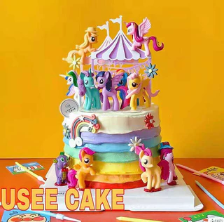 ชุดการ์ตูน My Little Pony PVC 12 ชิ้น แบบสุ่ม สำหรับเด็ก/ผู้หญิง