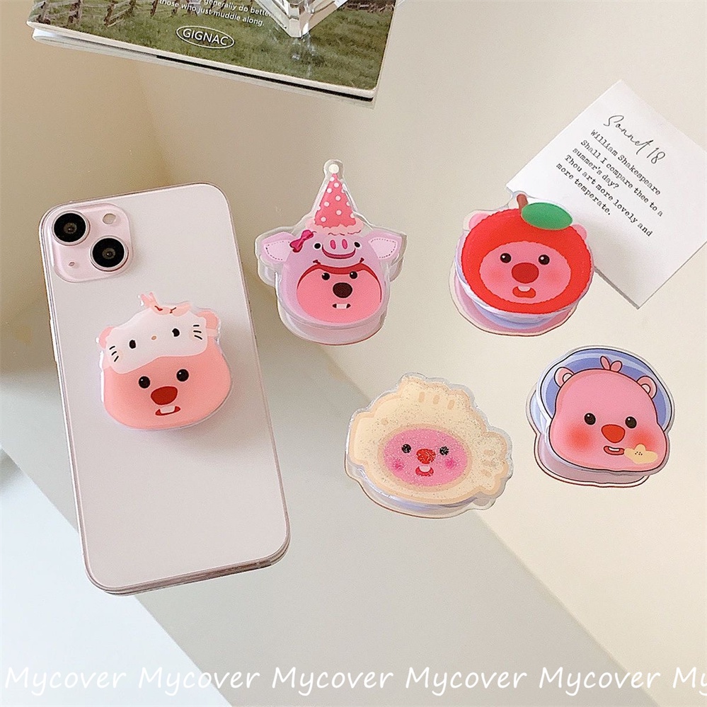 ที่วางโทรศัพท์อเนกประสงค์ การ์ตูน สีชมพู น่ารัก