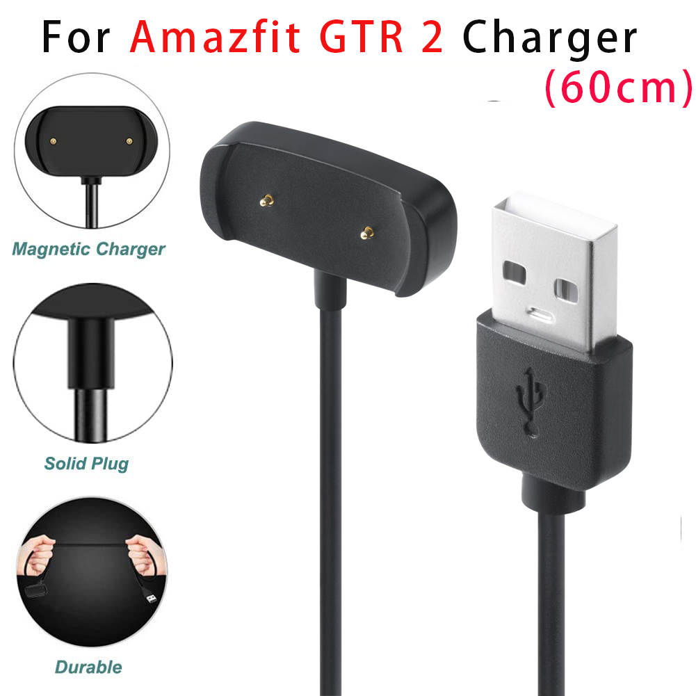 60 ซม.สําหรับ Amazfit GTR 2/GTR 2e สายชาร์จ USB สําหรับ Amazfit GTS 2e/GTS 2 mini Charger