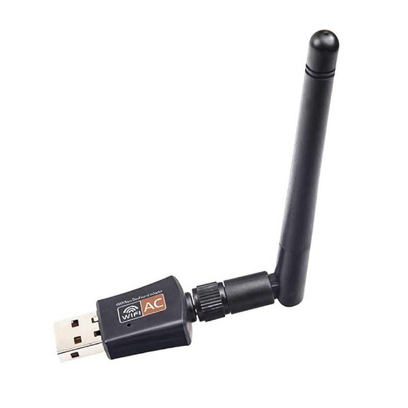 ตัวรับ WIFI USB 5.0GHz / 600Mbps รองรับคลื่นสัญญาณ2.4G / 5.0G มีเสา