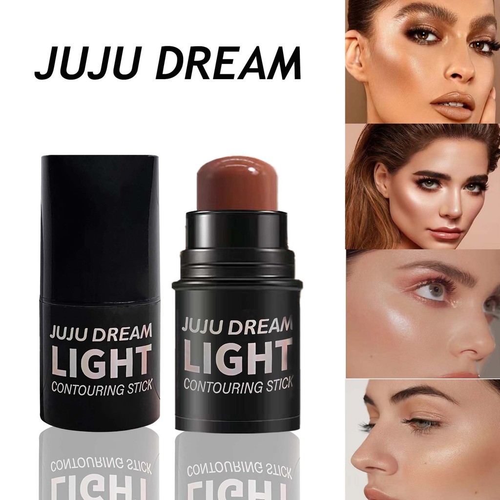Highlight Contour Stick Contour Shadow Cream Natural Nude Makeup Skin Tone สามมิติ Brightening Lying Sil