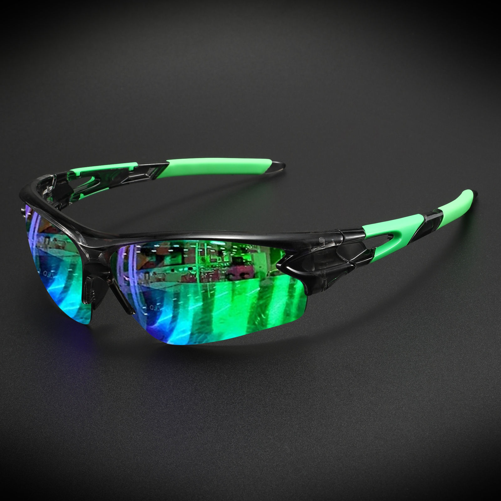 แว่นตากันแดดกีฬาแบบไม่มีขอบรุ่น Featherlight Semi-Rim เลนส์ปริซึม UV400 สำหรับวิ่ง ปั่นจักรยาน และการเดินทางระดับโลก สวมใส่ได้ทุกเพศทุกวัย พร้อมป้องกัน Chroma Armor ตลอดทั้งวัน - รูปที่ 5