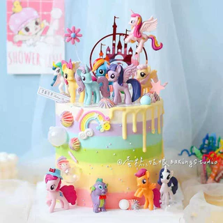 ชุดการ์ตูน My Little Pony PVC 12 ชิ้น แบบสุ่ม สำหรับเด็ก/ผู้หญิง