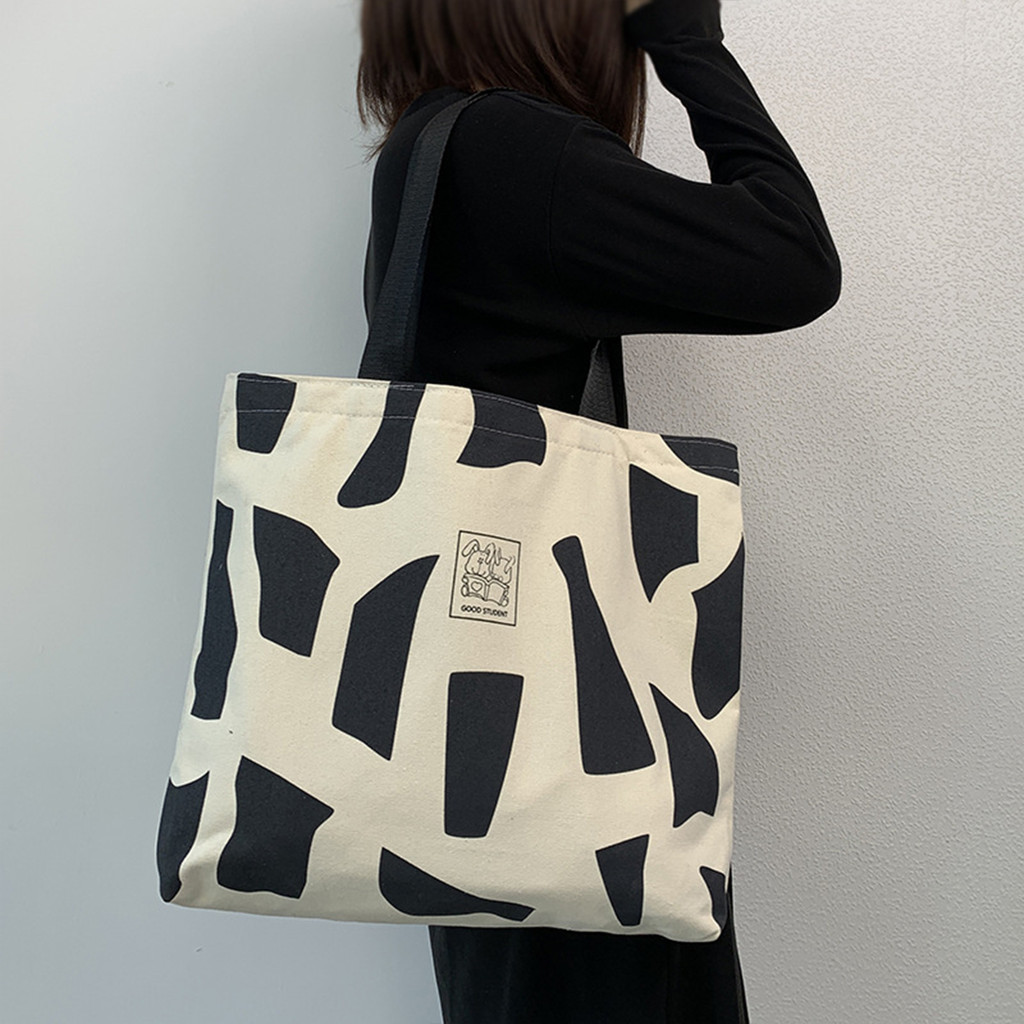 1 Pc Casual ขนาดใหญ่ Capcity ผ้าใบเปิด Ended Tote กระเป๋าสําหรับ Lady สําหรับกลางแจ้ง Outings Travel