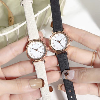 Elegant Minimalist นาฬิกาผู้หญิงขนาดเล็กแฟชั่น Dial สําหรับทุกวัน