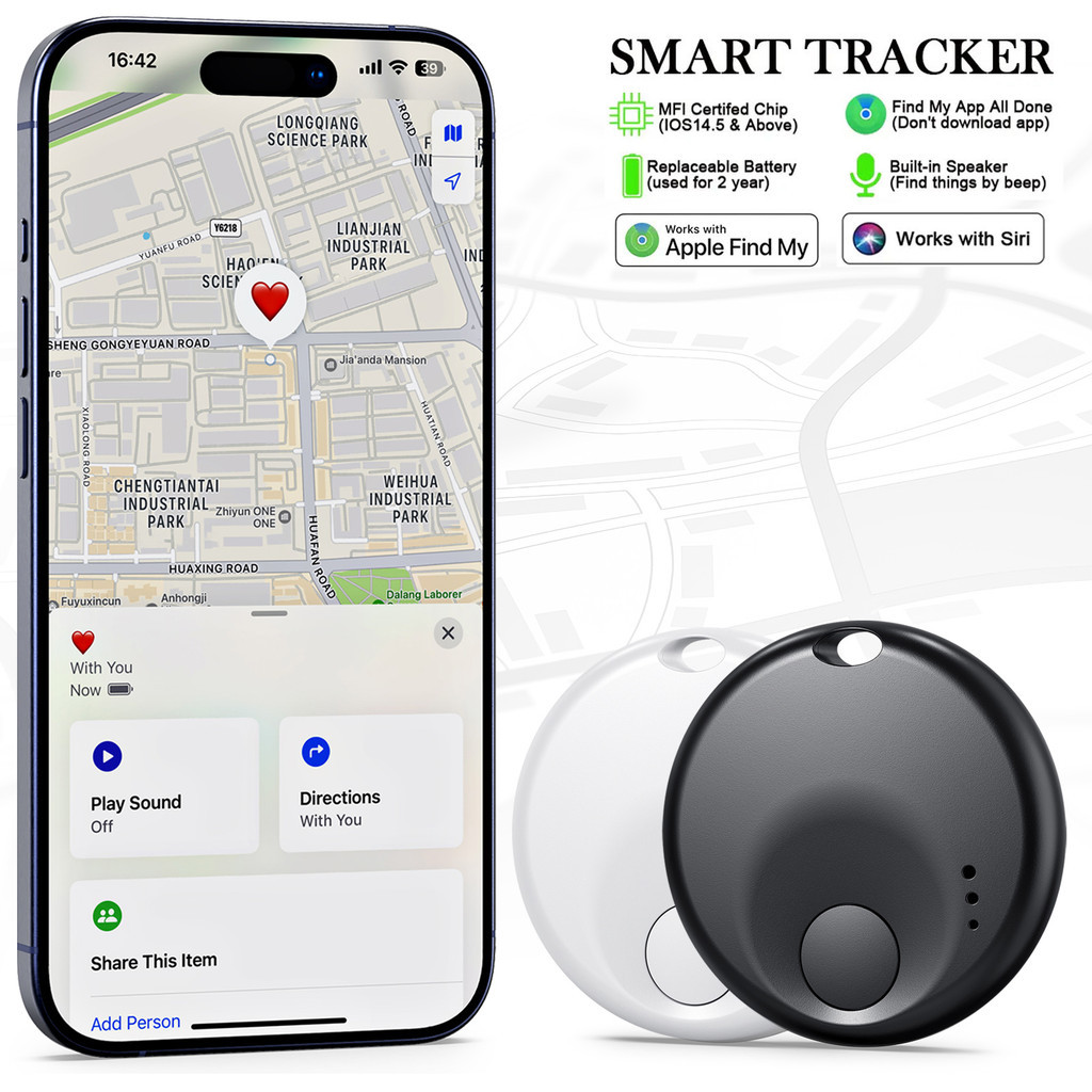 สมาร์ท GPS Tracker Mini TAB สําหรับ IOS Apple ค้นหาแอปของฉัน ITag Anti-loss Reminder อุปกรณ์ MFI Rating Locator กุญแจรถสัตว์เลี้ยงเด็ก Anti-los Tracker