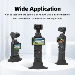 Brdrc เดสก์ท็อปฐานสําหรับ DJI OSMO Pocket 3 กล้องกิมบอลมือถือฐานซิลิโคนตารางสําหรับ Vlgo การถ่ายภาพวิดีโอถ่ายทอดสด Antiskid วงเล็บคงที่