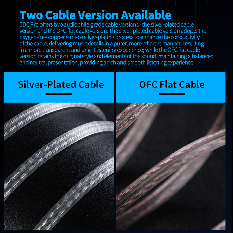 Kz EDC PRO หูฟังแบบมีสายอินเอียร์ไฮไฟแบบแอคชั่นเดียว เกมเพลงรายการระดับไข้คุณภาพสูง - รูปที่ 7