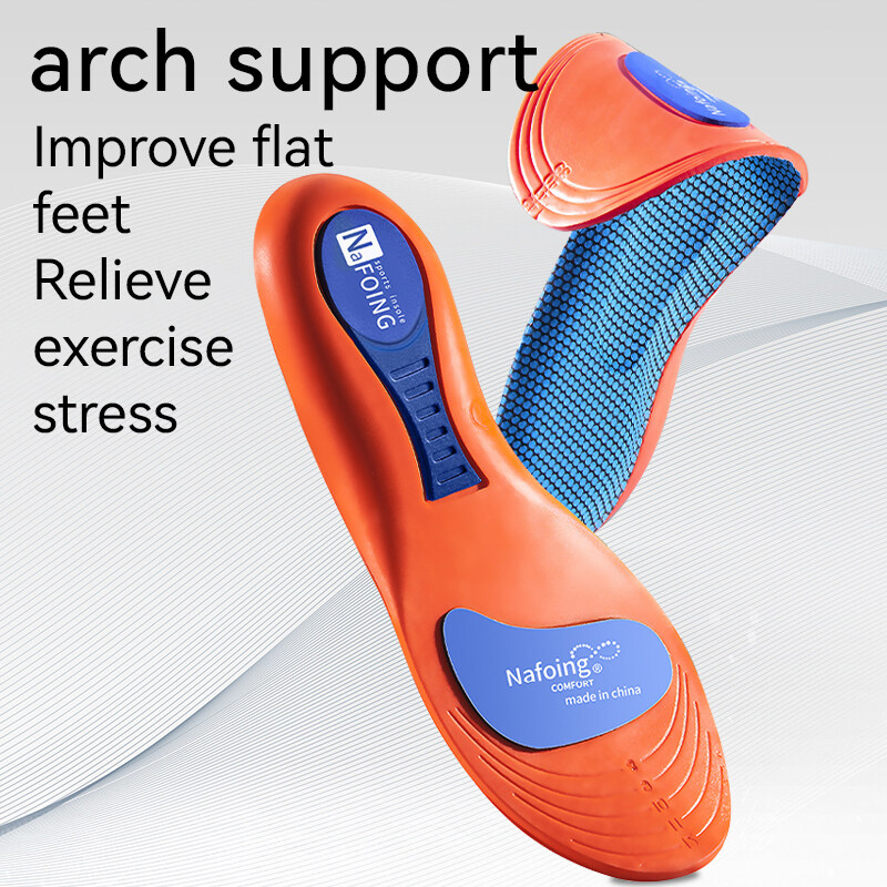 พื้นรองเท้ากีฬา Shock-Absorbing Sweat-Resistant Full Cushion สําหรับแบน Arches การฝึกทหาร