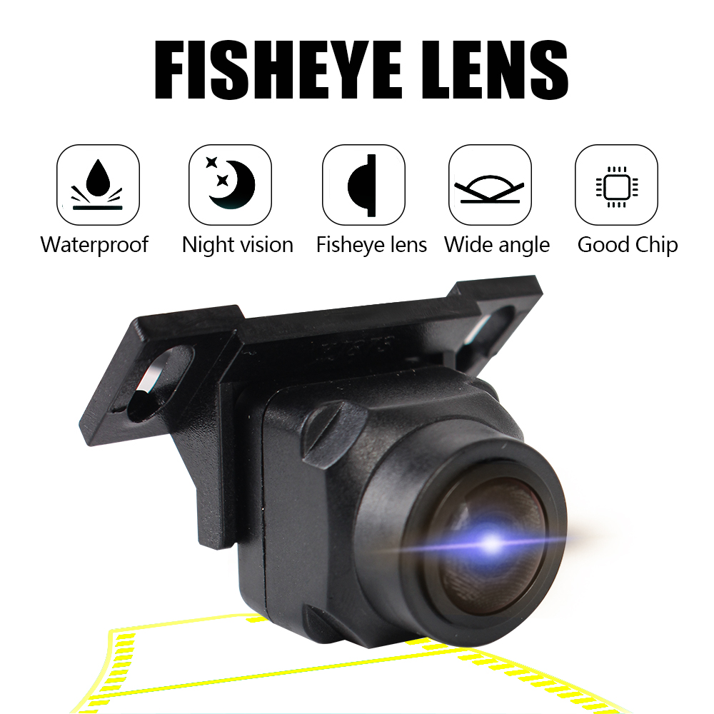 ความละเอียดสูง AHD Fisheye เลนส์ Starlight Night Vision CCD กล้องด้านหลังดูย้อนกลับกล้อง 170 มุมกว้าง 1280x1080P