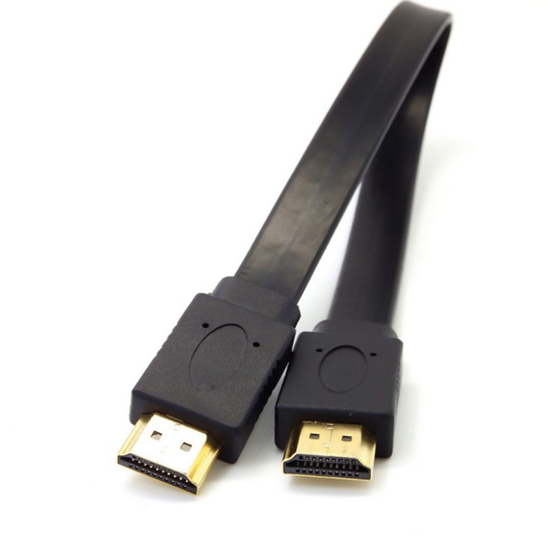 FSU 30 ซม.สาย HDMI 1080P แบนชาย-เครื่อง 1.4 ขั้วต่อ HDMI สําหรับทีวีโทรศัพท์มือถือ HDTV PC DVD