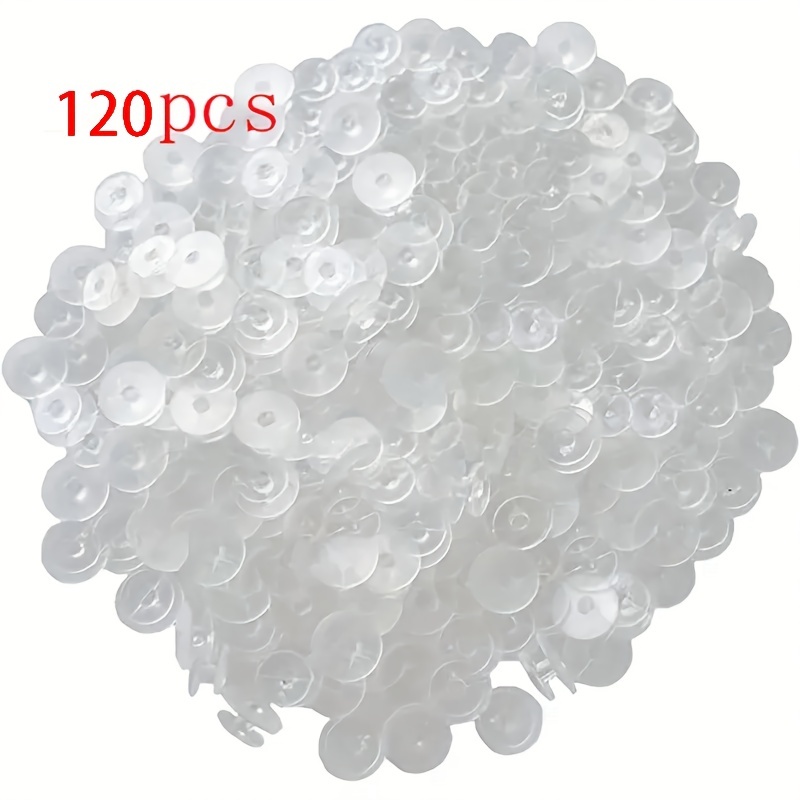ปุ่มรองเท้าพลาสติกหัวเข็มขัด 120 ชิ้นสําหรับเครื่องรางรองเท้า DIY ใช้