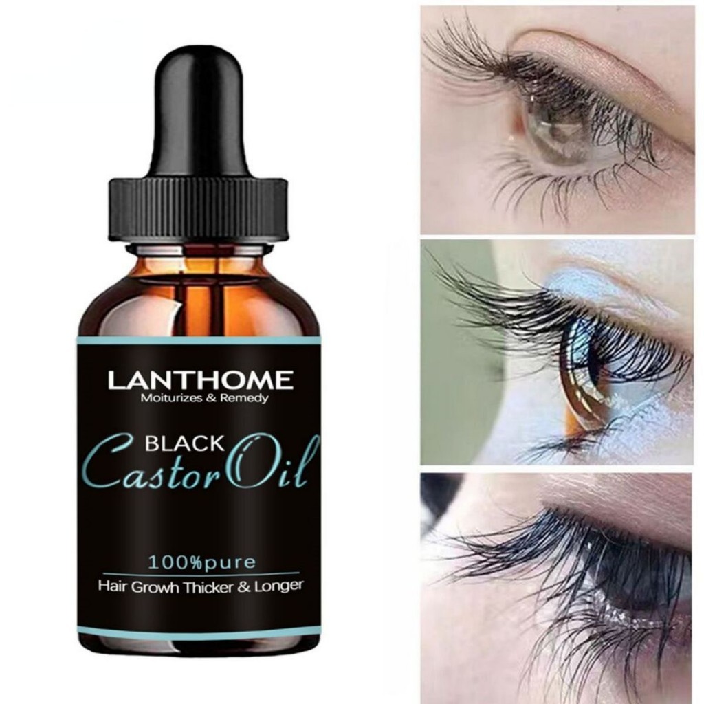 Eyebrow Eyelash Oil Hair Regrowth Essential Oils Essence Natural Castor Oil Hair Eyebrow Lashes Growth Serum Raben