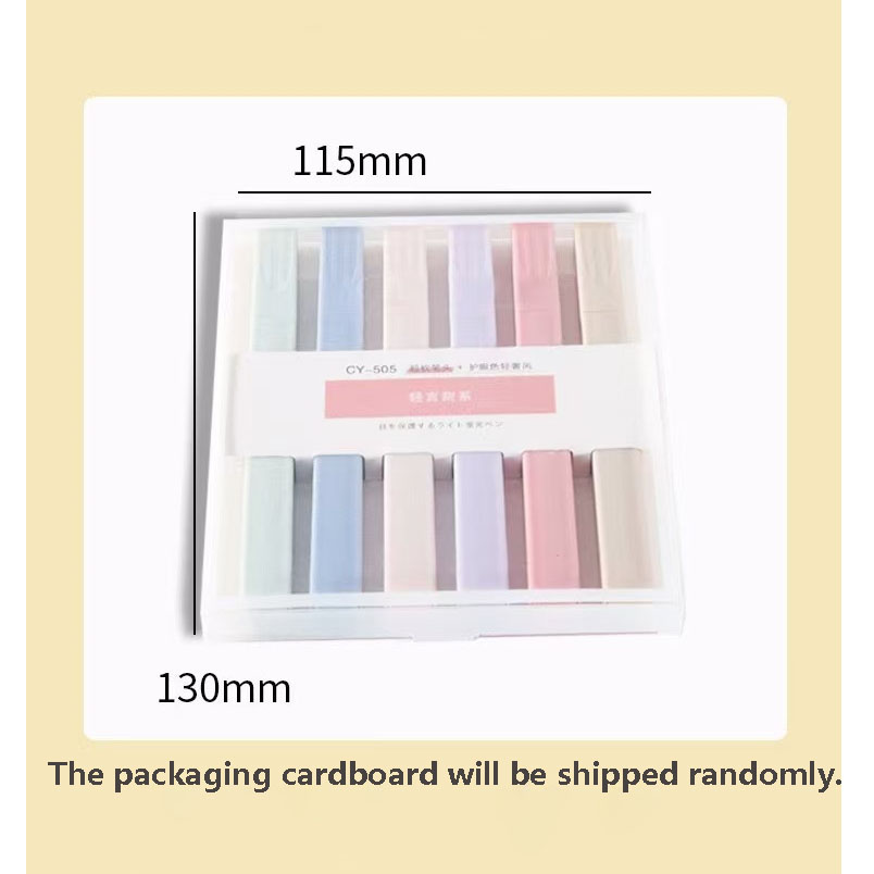 ปากกาเน้นข้อความ Morandi 6 ชิ้น - ปากกาสีพาสเทลเรืองแสงสําหรับ Journaling & Note Takeing (ตัวอย่างสีที่หรูหรา) - รูปที่ 4