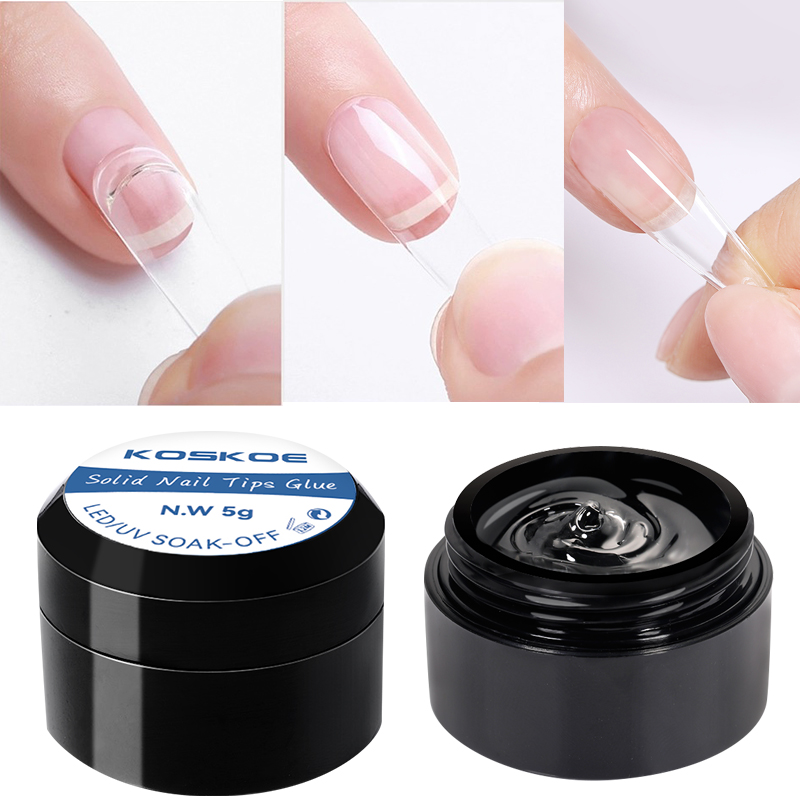 Superlilycute Strong Solid Nail Glue Gel, กาวกาวสําหรับเล็บ 3D Sculpture