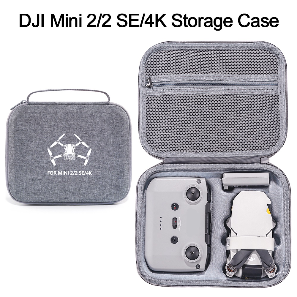 กระเป๋าถือสําหรับ DJI Mini 2 Mini 2 SE Mini 4k กระเป๋าเก็บกระเป๋ารีโมทคอนโทรลแบตเตอรี่ Drone Body กระเป๋าถือสําหรับ DJI Mini 2 Drone อุปกรณ์เสริม