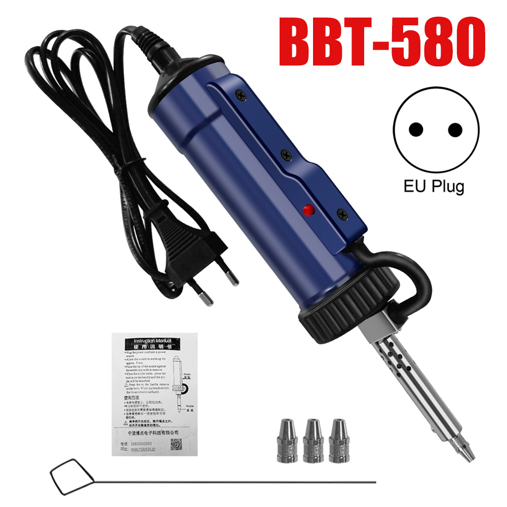 บีบีที-580ปากกาดีบุกไฟฟ้าสูญญากาศอัตโนมัติกําจัดดีบุก110/220โวลต์ปืนไฟฟ้าอัตโนมัติกําจัดดีบุกเชื่อม ทําเอง