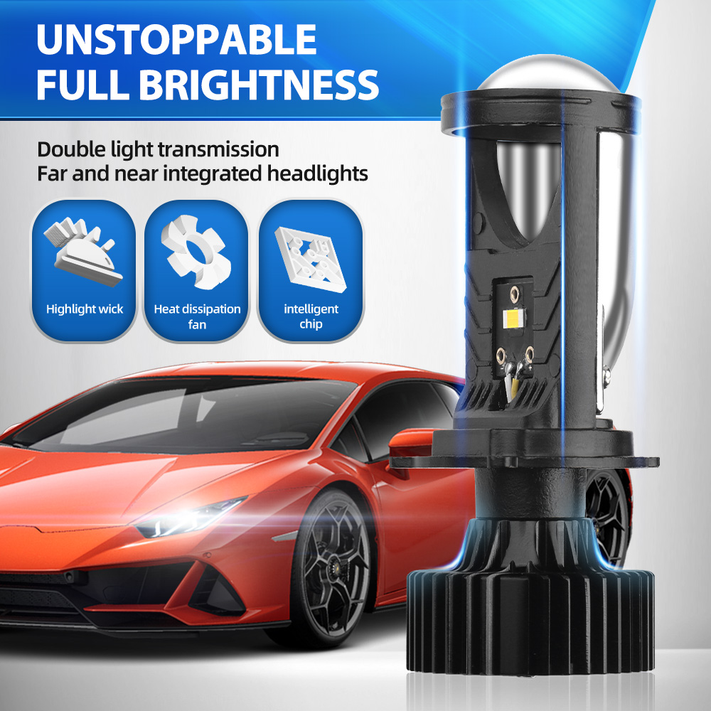 TCYATO Y6D เลนส์ H4 LED Universal 12V Motorcyle รถ Far Integrated ไฟหน้า Y7 ประเภทหลอดไฟ