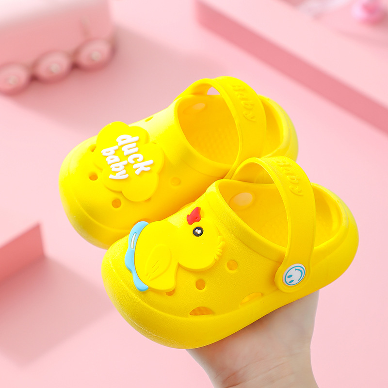 เด็กทารกลื่น Crocs 1-3 ปีรองเท้าแตะเด็กรองเท้าแตะพื้นนุ่มสําหรับเด็กชายและเด็กหญิงรองเท้าเด็ก