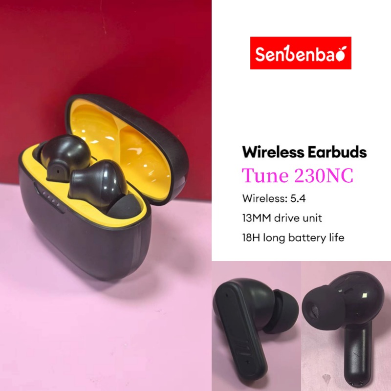 หูฟังไร้สายจริง Tune 230NC Bluetooth 5.0 ความหน่วงต่ํา TWS HD ดนตรี พร้อมไมโครโฟน IPX5