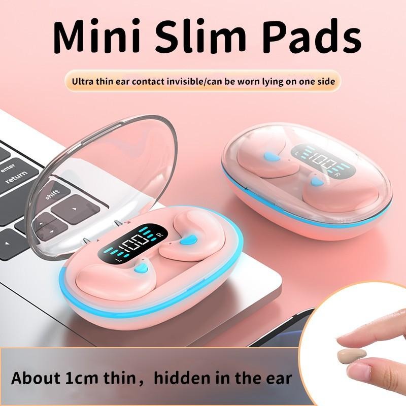 X55 Mini TWS หูฟังไร้สายบลูทูธหูฟังลดเสียงรบกวนเกมกีฬา Sleep บลูทูธ 50 หูฟัง HIFI ชุดหูฟังสเตอริโอเพลง