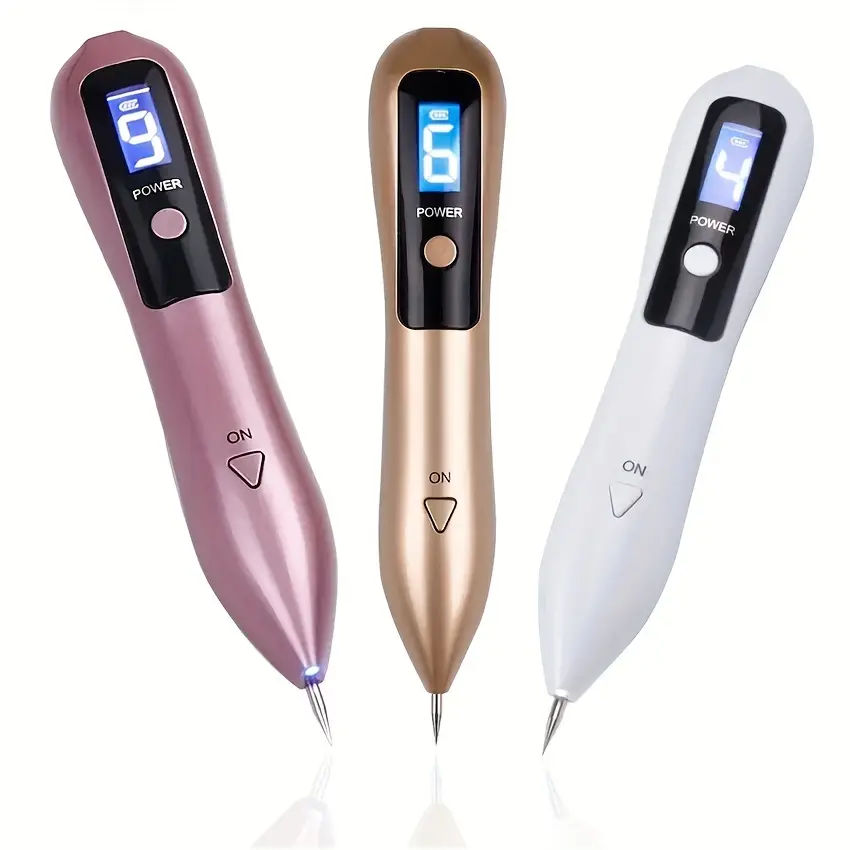 Leoyelv ปากกาพลาสม่า LCD 9 ระดับ: LED Lighting Face Care ทําความสะอาดผิวด้วยเอฟเฟกต์แสงสีขาว Beauty Care------พร้อมแสงสีขาว
